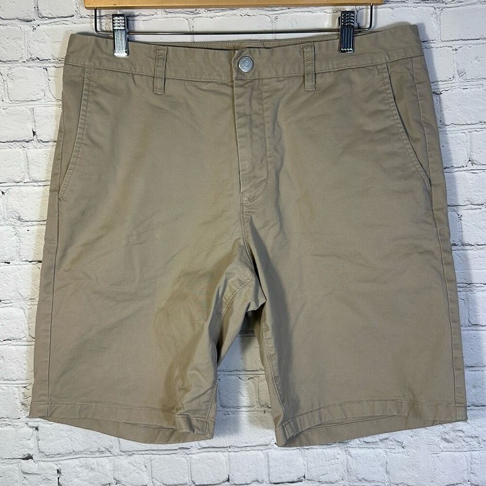 Bonobos Mens 9”‎ Inseam size 33 Khaki Chino Shorts
